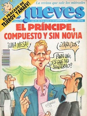 Image du vendeur pour EL JUEVES. LA REVISTA QUE SALE LOS MIRCOLES. Ao XV. N 744. mis en vente par angeles sancha libros