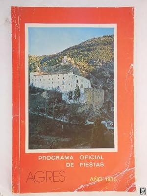 PROGRAMA OFICIAL DE FIESTAS AGRES. 1975