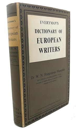 Seller image for EVERYMAN'S DICTIONARY OF EUROPEAN WRITERS for sale by Rare Book Cellar