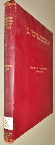 Bild des Verkufers fr Investigations Representing the Departments; Part I: Systematic Theology.part II: Philosophy, Education (Decennial Publications of the University of Chicago, First Series, Volume III) zum Verkauf von DogStar Books