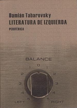 Imagen del vendedor de LITERATURA DE IZQUIERDA a la venta por Librera Torren de Rueda