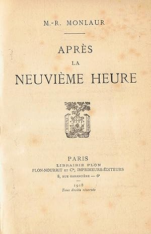 Imagen del vendedor de APRS LA NEUVIME HEURE a la venta por Librera Torren de Rueda