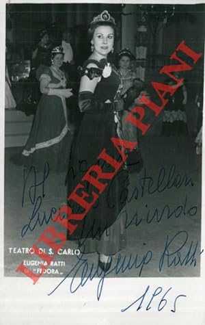 Bild des Verkufers fr RATTI Eugenia, soprano - zum Verkauf von Libreria Piani
