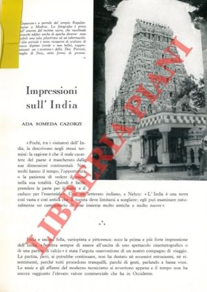 Impressioni sull'India.