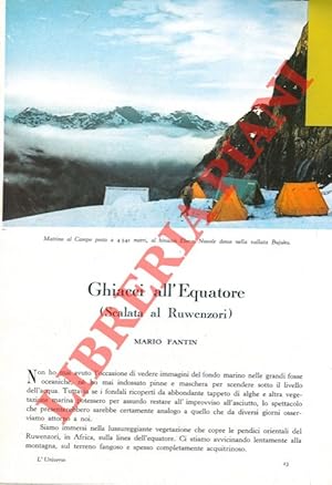 Bild des Verkufers fr Ghiacci all'Equatore (Scalata al Ruwenzori) . zum Verkauf von Libreria Piani