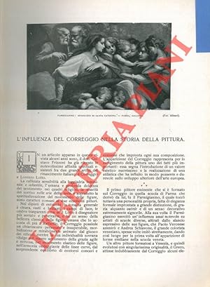 Seller image for L'influenza del Correggio nella storia della pittura. for sale by Libreria Piani