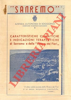 Caratteristiche climatiche e indicazioni terapeutiche di Sanremo e della "Riviera dei Fiori".
