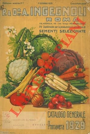 Catalogo generale. Primavera 1929.