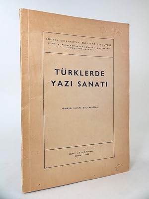 Seller image for Trklerde Yazi Sanati. for sale by Librarium of The Hague