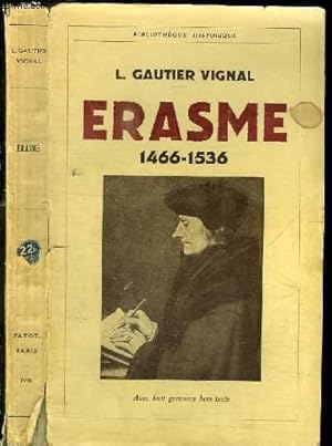 Bild des Verkufers fr ERASME zum Verkauf von Le-Livre