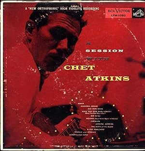 Bild des Verkufers fr A Session with Chet Atkins (VINYL LP) zum Verkauf von Cat's Curiosities