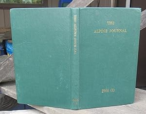 Bild des Verkufers fr The Alpine Journal volume LXXI May 1966 - 1 Number 312 zum Verkauf von JP MOUNTAIN BOOKS