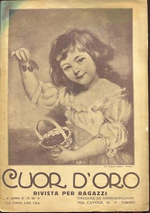 CUOR D'ORO, rivista per ragazzi - 1923 - numero 20 del 15 OTTOBRE 1923 - ANNO SECONDO (copertina ...