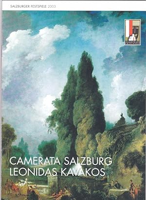 Programmheft Salzburger Festspiele 2003: Camerata Salzburg - Leonidas Kavakos