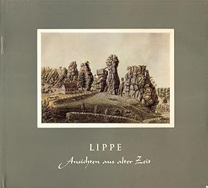 Bild des Verkufers fr Lippische Ansichten aus alter Zeit. Gemlde, Zeichn., Graphik aus d. Lippischen Landesmuseum u. Lippischem Familienbesitz ausgewhlt. Festschrift zum 50jhr. Bestehen d. Lippischen Heimatbundes 1908 - 1958. (Deckeltitel: Lippe. Ansichten aus alter Zeit). zum Verkauf von Brbel Hoffmann