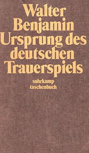 Ursprung des deutschen Trauerspiels