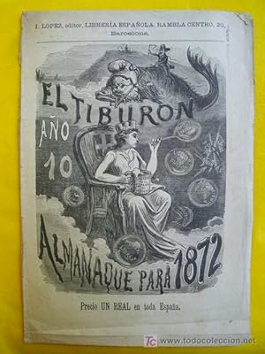 EL TIBURÓN. Almanaque humorístico ilustrado para 1872
