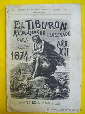 Imagen del vendedor de EL TIBURN. Almanaque humorstico ilustrado para 1874 a la venta por Librera Maestro Gozalbo
