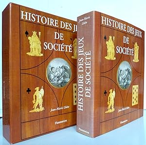 Bild des Verkufers fr HISTOIRE DES JEUX DE SOCIETE ; Gomtries du dsir zum Verkauf von Librairie Thot
