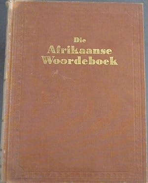 Seller image for Woordeboek van die Afrikaanse Taal - Vierde Deel - H-I for sale by Chapter 1