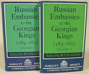 Imagen del vendedor de Russian embassies to the Georgian kings (1589-1605). Edited with introduction, additional notes, commentaries and bibliography. Texts translated by Anthony Mango. a la venta por Gert Jan Bestebreurtje Rare Books (ILAB)