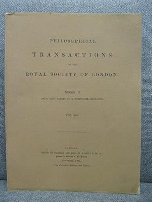 Philosophical Transactions of the Royal Society of London