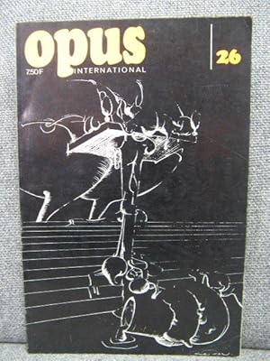 Immagine del venditore per Opus International 26: Juin 1971 venduto da PsychoBabel & Skoob Books