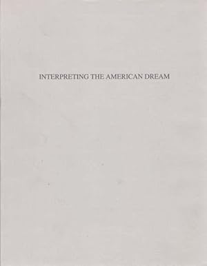 Bild des Verkufers fr Intertreting the american dream. James Casebere David Levinthal Richard Ross. zum Verkauf von Antiquariat Querido - Frank Hermann