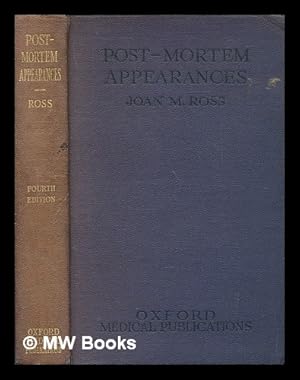 Imagen del vendedor de Post-mortem appearances / by Joan M. Ross a la venta por MW Books Ltd.