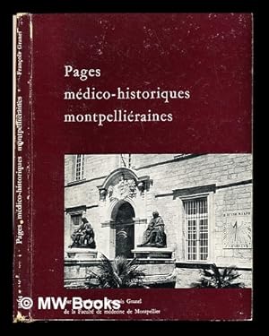 Imagen del vendedor de Pages mdico-historiques montpelliraines a la venta por MW Books Ltd.