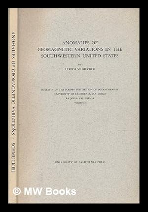 Seller image for Anomalies of geomagnetic variations in the southwestern United States for sale by MW Books Ltd.