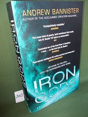 Imagen del vendedor de IRON GODS (Uncorrected Proof) a la venta por Jeff 'n' Joys Quality Books