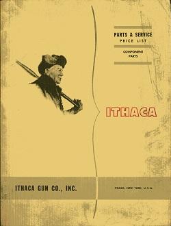 Ithaca Parks & Service Price List, Component Parts