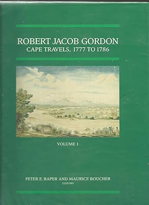 Cape Travels 1777 to 1786 (2 Volume Set)