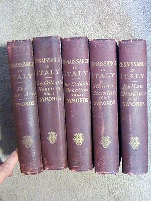 Renaissance in Italy: The Fine Arts (1 vol.), Italian literature (2 vol.), The catholic Reaction ...
