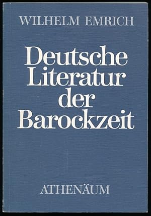 Bild des Verkufers fr Deutsche Literatur der Barockzeit. zum Verkauf von Ballon & Wurm GbR - Antiquariat