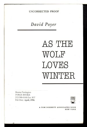 Seller image for AS THE WOLF LOVES WINTER. for sale by Bookfever, IOBA  (Volk & Iiams)