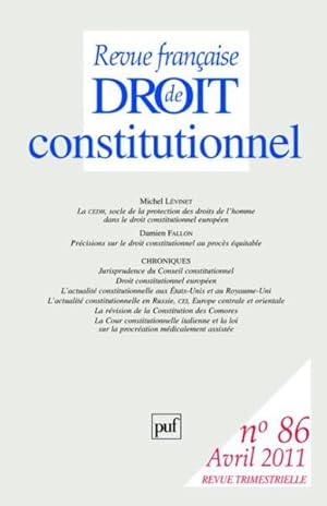 Revue française de droit constitutionnel n.86