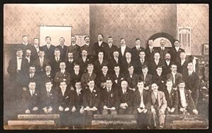 Nanaimo Male Voice Choir RPPC: Winners Eisteddfod Prize, May 28, 1912, Vancouver, BC