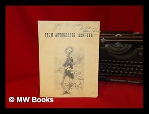 Imagen del vendedor de Film autographs, (1894-1941) a la venta por MW Books