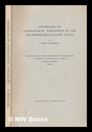Immagine del venditore per Anomalies of geomagnetic variations in the southwestern United States venduto da MW Books