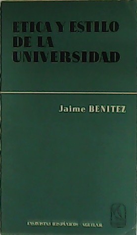 Image du vendeur pour tica y estilo de la Universidad. mis en vente par Librera y Editorial Renacimiento, S.A.