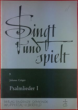 Bild des Verkufers fr Singt und spielt. Psalmlieder I. Heft 9. zum Verkauf von biblion2