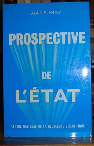 Imagen del vendedor de PROSPECTIVE DE L'ETAT a la venta por Fbula Libros (Librera Jimnez-Bravo)