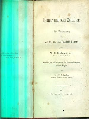 Bild des Verkufers fr Homer Und Sein Zeitalter: Eine Untersuchung zum Verkauf von Librodifaccia