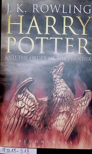 Bild des Verkufers fr Harry Potter and the order of the phoenix. zum Verkauf von ANTIQUARIAT.WIEN Fine Books & Prints