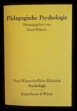 Bild des Verkufers fr Pdagogische Psychologie Wissenschaftliche Bibliothek Band 16 zum Verkauf von ANTIQUARIAT Franke BRUDDENBOOKS