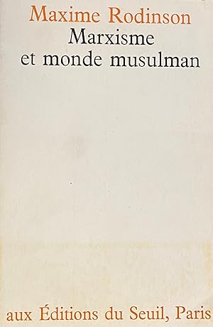 Seller image for Marxisme et Monde Musulman. for sale by FOLIOS LIMITED