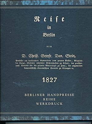 Bild des Verkufers fr Reise in Berlin 1827, hrggb. von Uwe Otto. zum Verkauf von Versandantiquariat  Rainer Wlfel