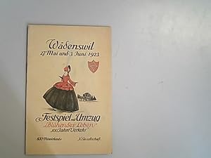 Seller image for Blhendes Leben : Hundert Jahre Verkehr in Wdenswil. Festspiel zum 50jhrigen Jubilum der X-Gesellschaft, 1873-1923. Festspiel mit Umzug, Wdenswil, 27. Mai und 3. Juni 1923. for sale by Antiquariat Bookfarm